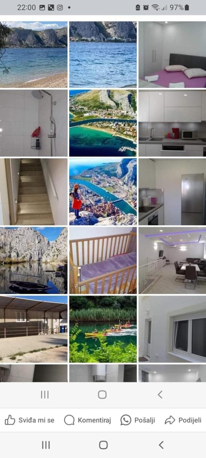 Apartment Nevena Omiš Eksteriør bilde